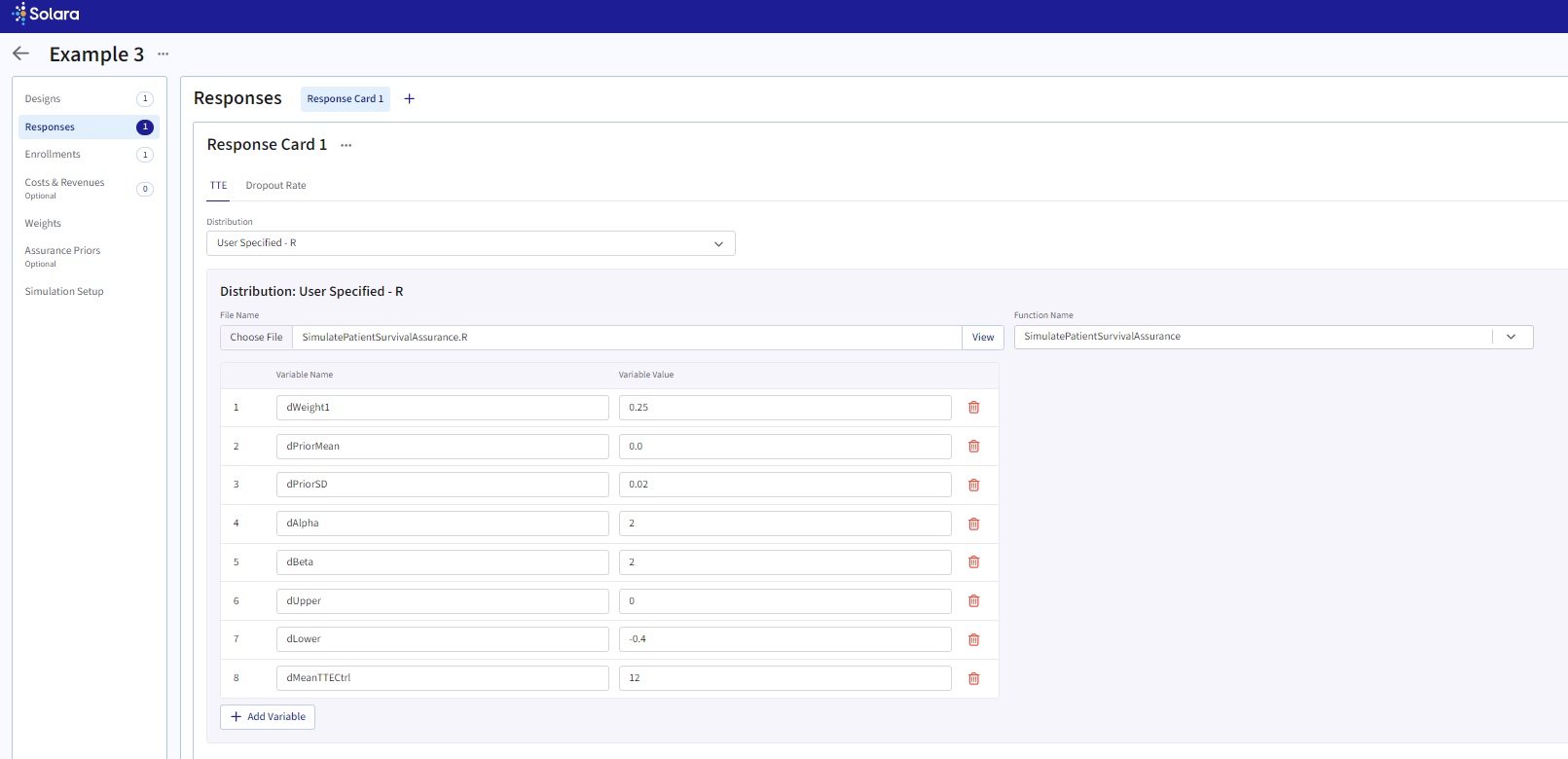 Input for generate response